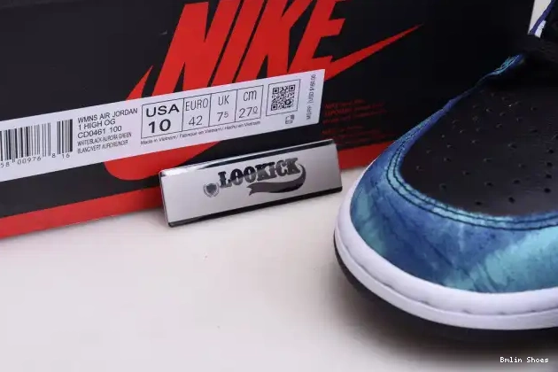 Bmlin Shoes Jordan Air High 1 CD0461-100 Tie-Dye OG 0501